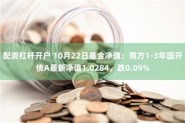 配资杠杆开户 10月22日基金净值：南方1-3年国开债A最新净值1.0284，跌0.09%